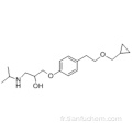 2-propanol, 1- [4- [2- (cyclopropylméthoxy) éthyl] phénoxy] -3 - [(1-méthyléthyl) amino] - CAS 63659-18-7